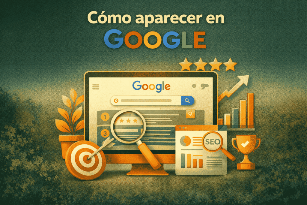 aparecer en google